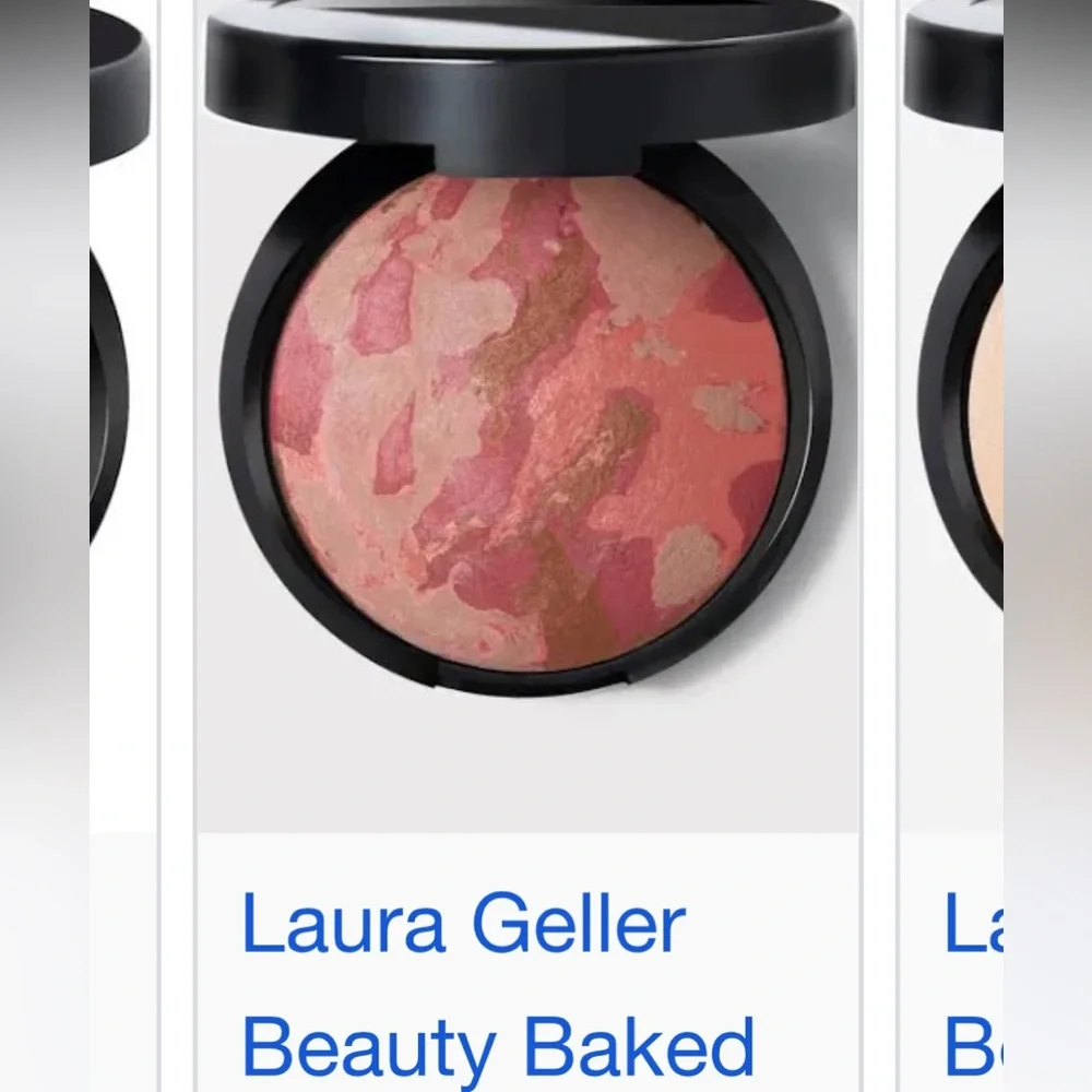Laura Geller Baked Blush -N- Brighten Pink Buttercream (Made in Italy .